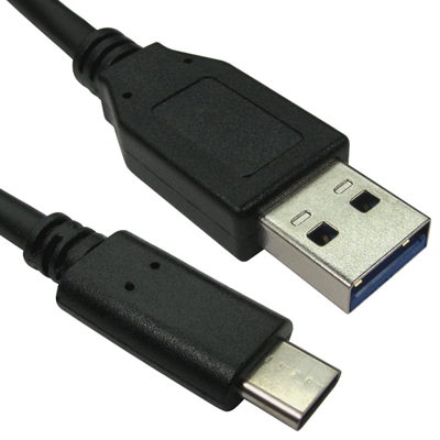 USB 3.1 Type C (M) to Type C (M) Cable 0.5m Black OEM Data Cable