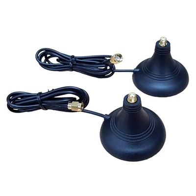 DrayTek ANT-BAS4G Magnetic Bases & 1M Extension Cable for 4G Antennas (Pair)