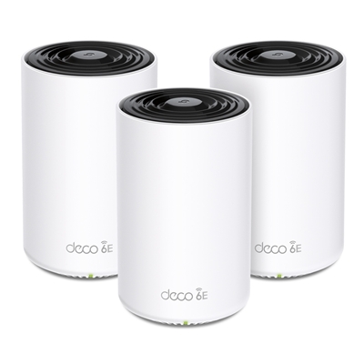 TP-Link Deco XE75 Pro(3-pack) AXE5400 Whole Home Mesh Wi-Fi 6E System(Tri-Band), 3 pack