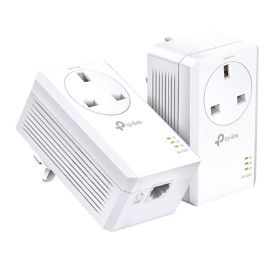 TP-Link TL-PA7017P KIT AV1000 Gigabit Passthrough Powerline Starter Kit