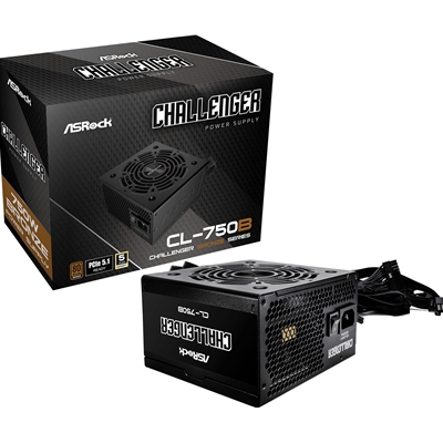 ASRock PRO-650B ATX Power Supply Unit, 80 PLUS BRONZE Certified, Low noise 120mm FAN, High Efficiency PSU