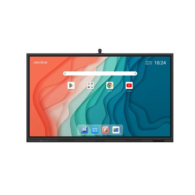 Newline TT-7523QCA+ 75" Elara Pro Android 13, Cast+,  Interactive Touch Screen with Camera