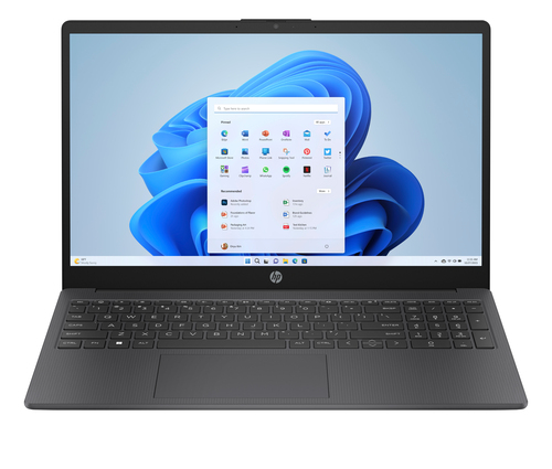 HP 15-fd1006sax Laptop, 15.6 Inch Screen, Intel Core 3-100U, 8GB DDR4 RAM, 256GB SSD, Intel Graphics, Windows 11 Home